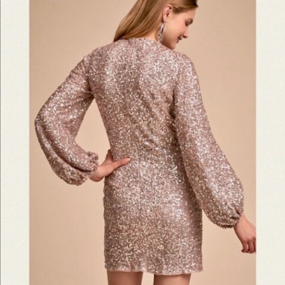 NWT BHLDN Carys Dress -Goldie Mini Sequin Dress size 16 - Picture 2 of 15